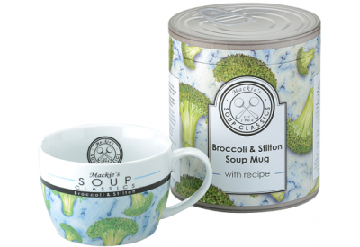 Mackie's Soup Classics Broccoli & Stilton Soup Mug Gift Set with Recipe
